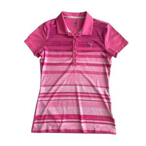 Puma Pink Polo Tee Size XS